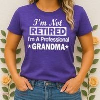I'm Not Retired I'm A Professional Grandma Women's T-Shirt thumb 2