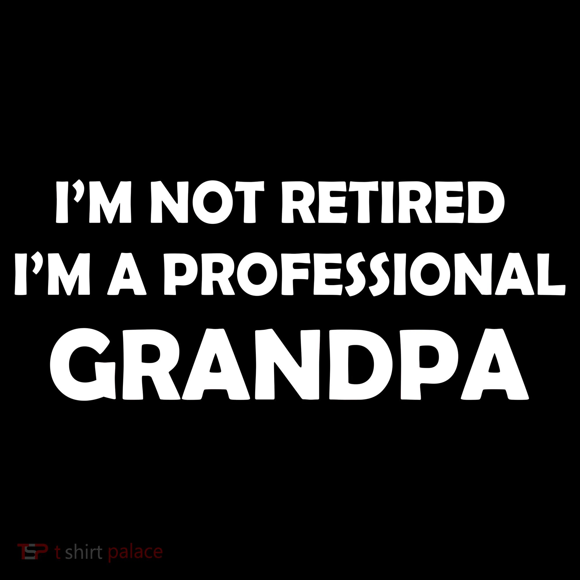 I'm Not Retired I'm A Professional Grandpa Long Sleeve Shirt