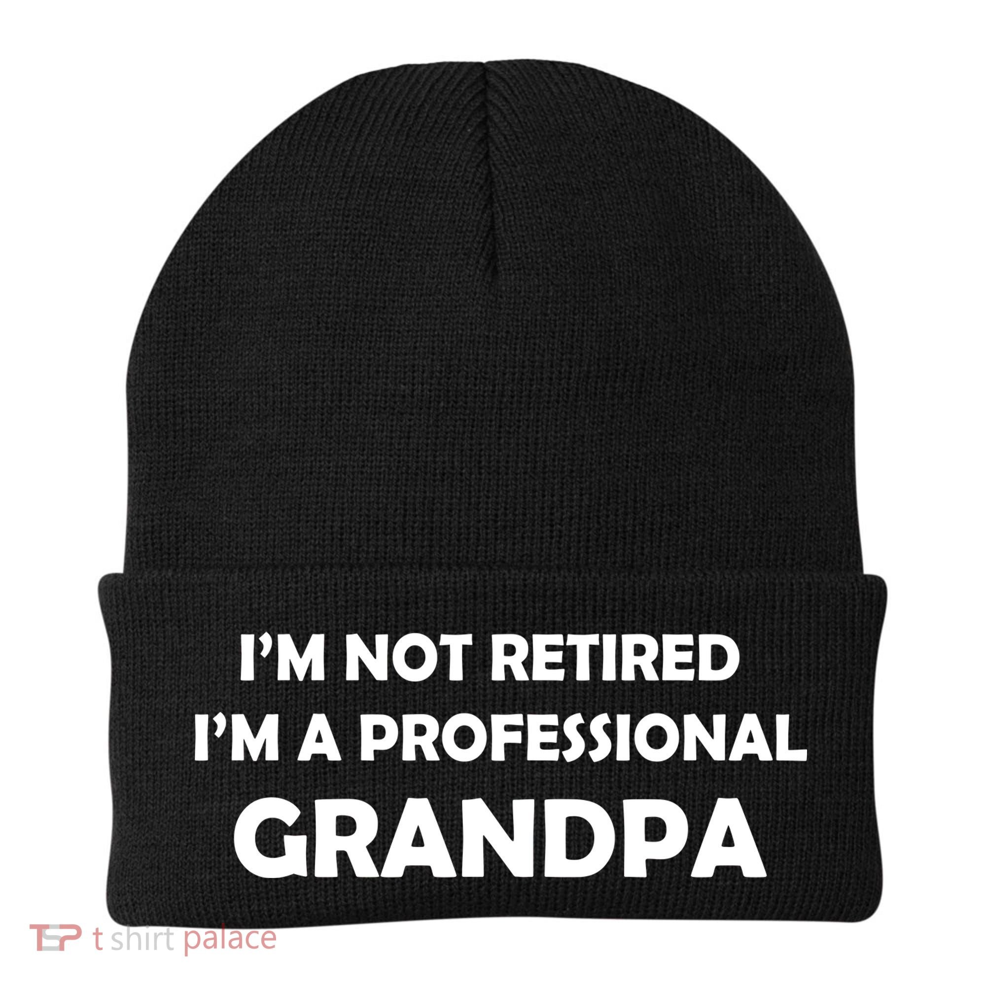 I'm Not Retired I'm A Professional Grandpa Beanie