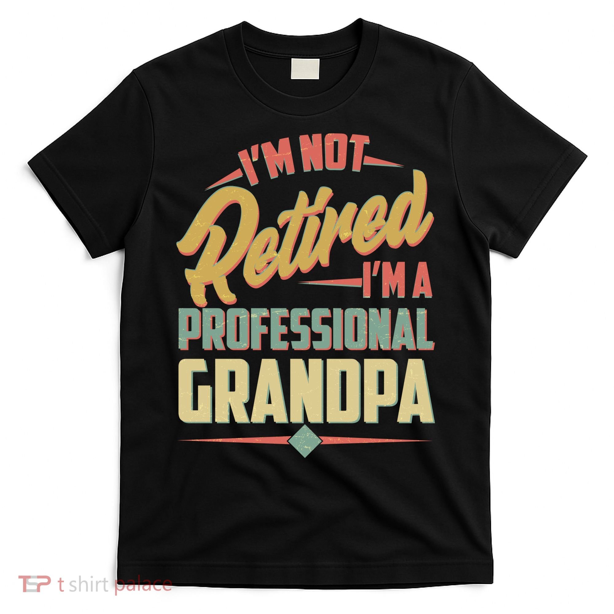 I'm Not Retired I'm A Professional Grandpa Vintage T-Shirt