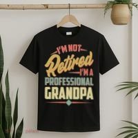 I'm Not Retired I'm A Professional Grandpa Vintage T-Shirt thumb 2