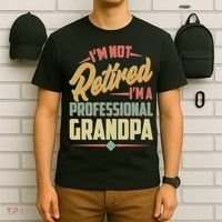 I'm Not Retired I'm A Professional Grandpa Vintage T-Shirt thumb 6