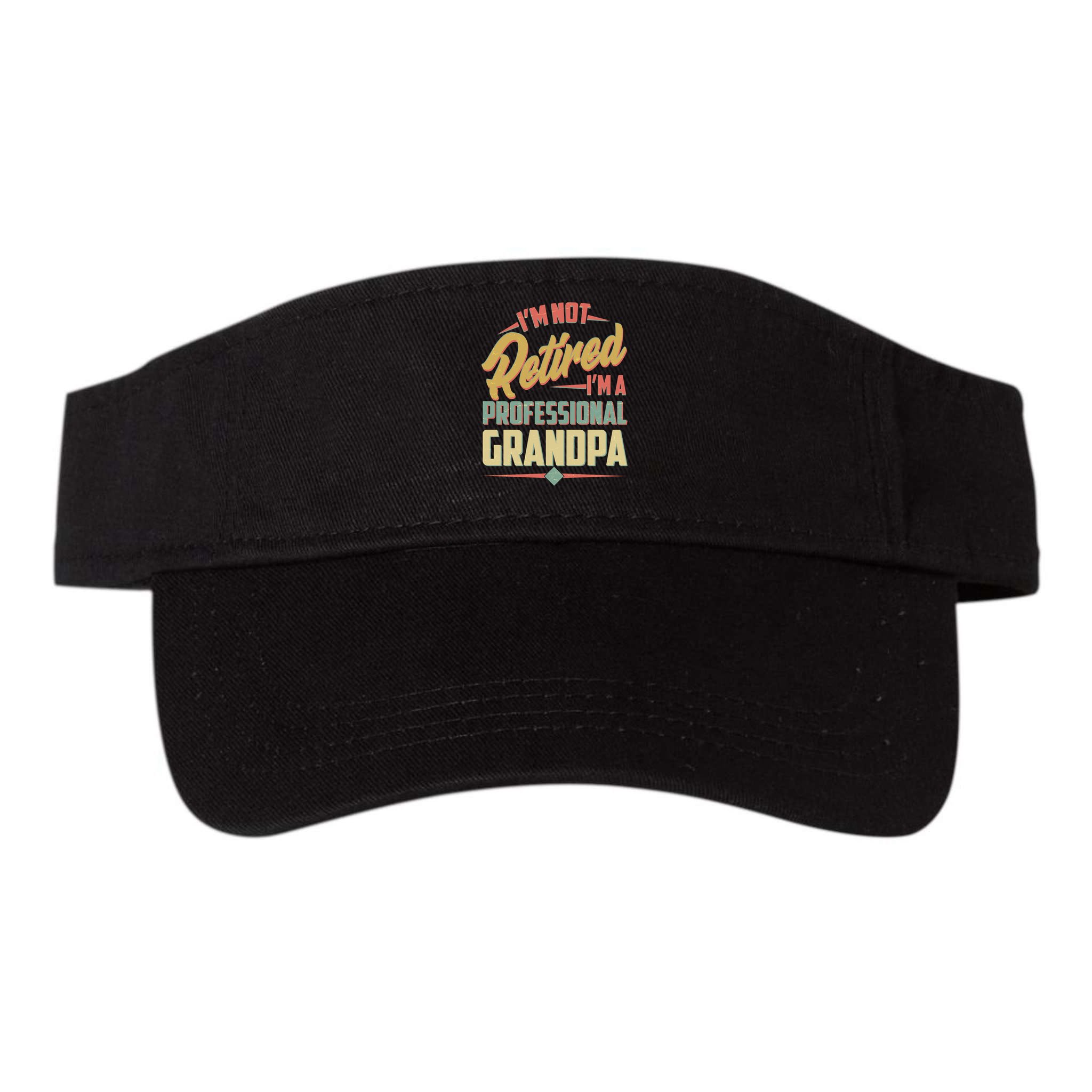 I'm Not Retired I'm A Professional Grandpa Vintage Visor