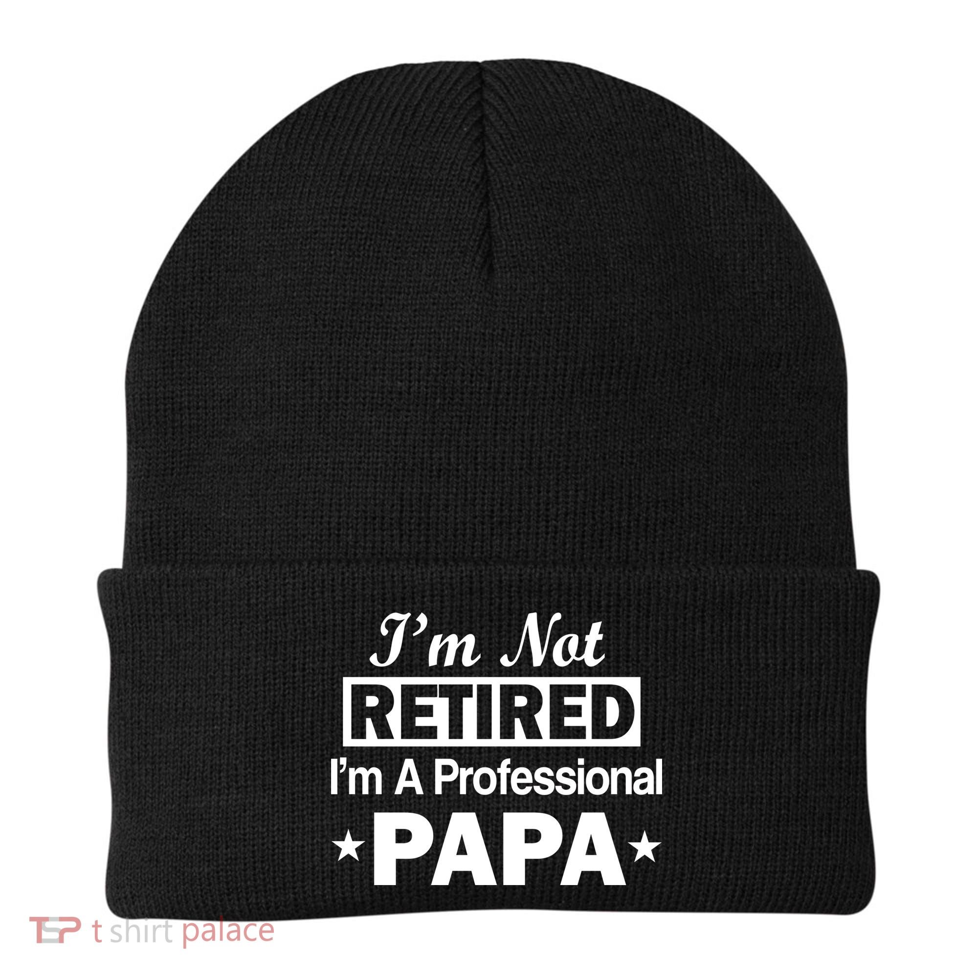 I'm Not Retired I'm A Professional Papa Beanie