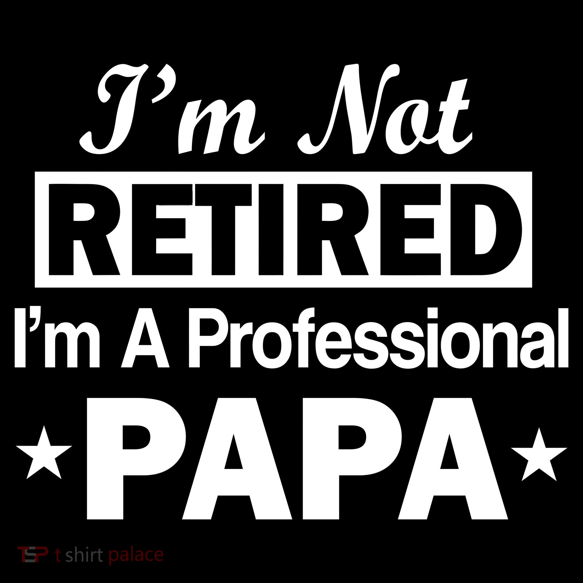 I'm Not Retired I'm A Professional Papa Ornament
