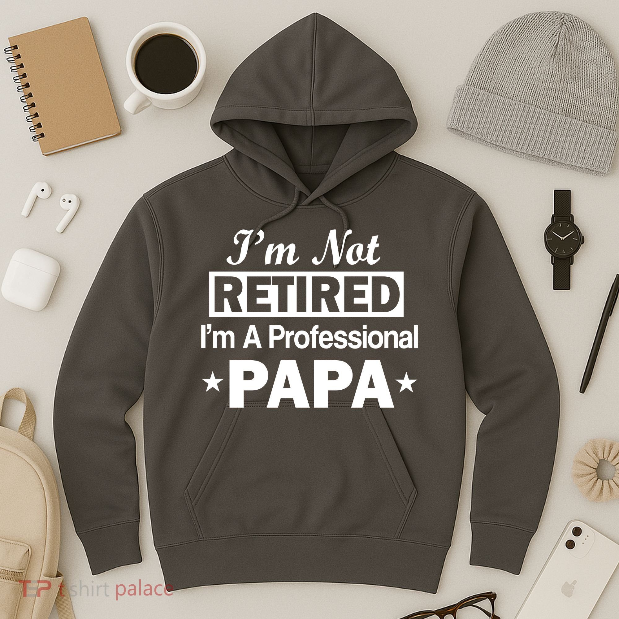 I'm Not Retired I'm A Professional Papa Hoodie