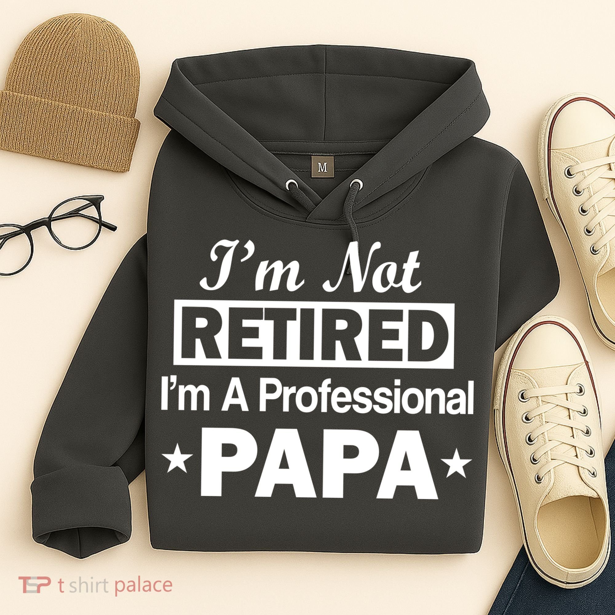 I'm Not Retired I'm A Professional Papa Hoodie