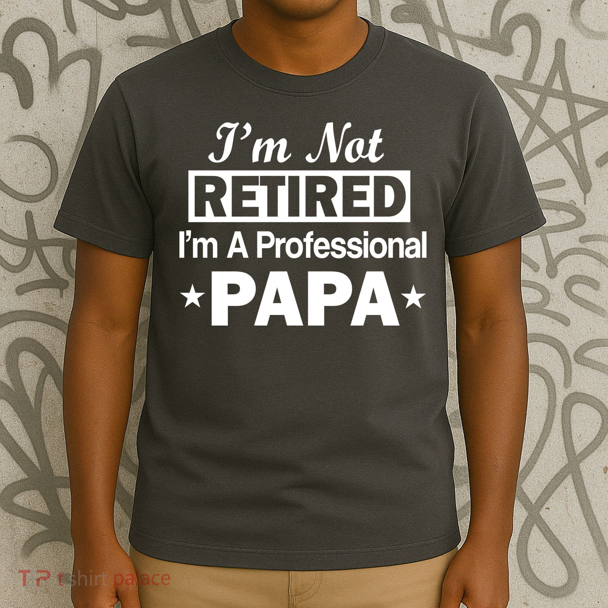 I'm Not Retired I'm A Professional Papa T-Shirt