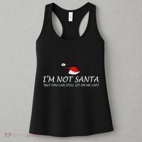 I'm Not Santa, But You Can Sit On My Lap Women's Tank Top thumb 3
