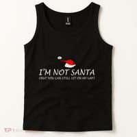 I'm Not Santa, But You Can Sit On My Lap Tank Top thumb 2