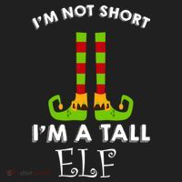 I'm Not Short I'm A Tall Elf Women's Sweatshirt thumb 2