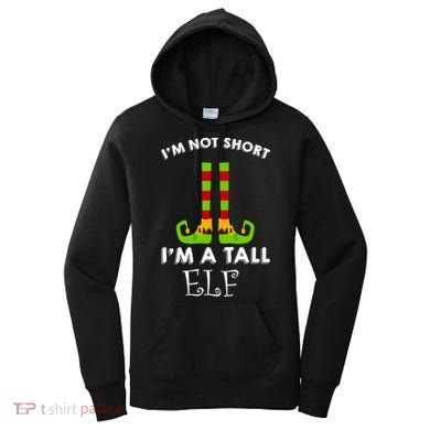 I'm Not Short I'm A Tall Elf Women's Hoodie