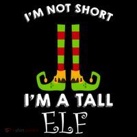 I'm Not Short I'm A Tall Elf Kids Long Sleeve Shirt thumb 2