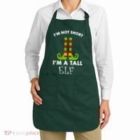 I'm Not Short I'm A Tall Elf Apron thumb 2