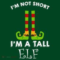 I'm Not Short I'm A Tall Elf Mousepad thumb 1