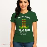 I'm Not Short I'm A Tall Elf Women's T-Shirt thumb 4