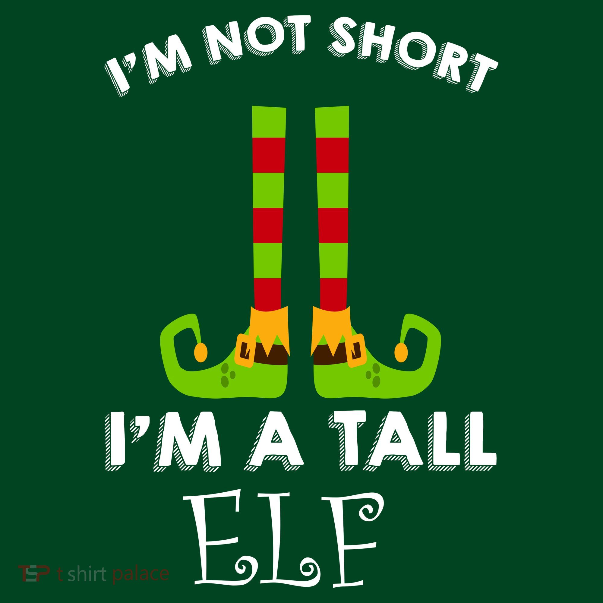 I'm Not Short I'm A Tall Elf Kids Sweatshirt