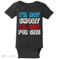 I'm Not Short I'm Just Fun Size Baby Bodysuit thumb 0