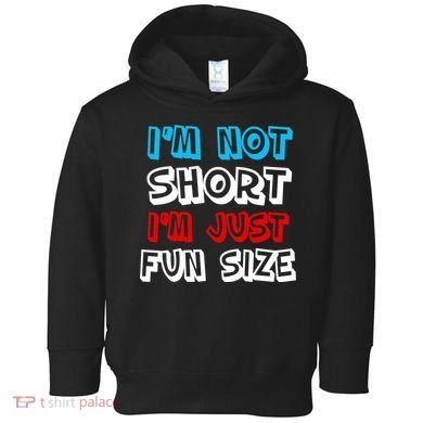 I'm Not Short I'm Just Fun Size Toddler Hoodie