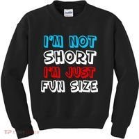 I'm Not Short I'm Just Fun Size Kids Sweatshirt thumb 0