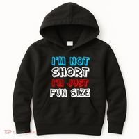 I'm Not Short I'm Just Fun Size Kids Hoodie thumb 0