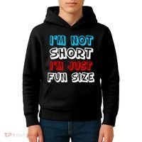 I'm Not Short I'm Just Fun Size Kids Hoodie thumb 4