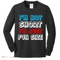 I'm Not Short I'm Just Fun Size Kids Long Sleeve Shirt thumb 0