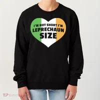 I'm Not Short I'm Leprechaun Size Women's Sweatshirt thumb 0