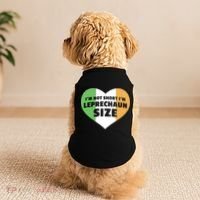 I'm Not Short I'm Leprechaun Size Doggie Tank thumb 2