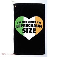 I'm Not Short I'm Leprechaun Size Golf Towel thumb 0
