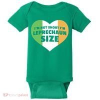I'm Not Short I'm Leprechaun Size Baby Bodysuit thumb 0
