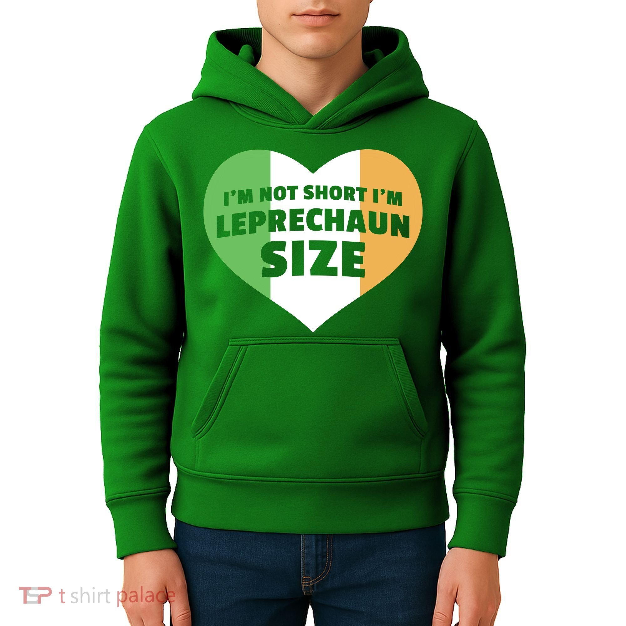 I'm Not Short I'm Leprechaun Size Kids Hoodie