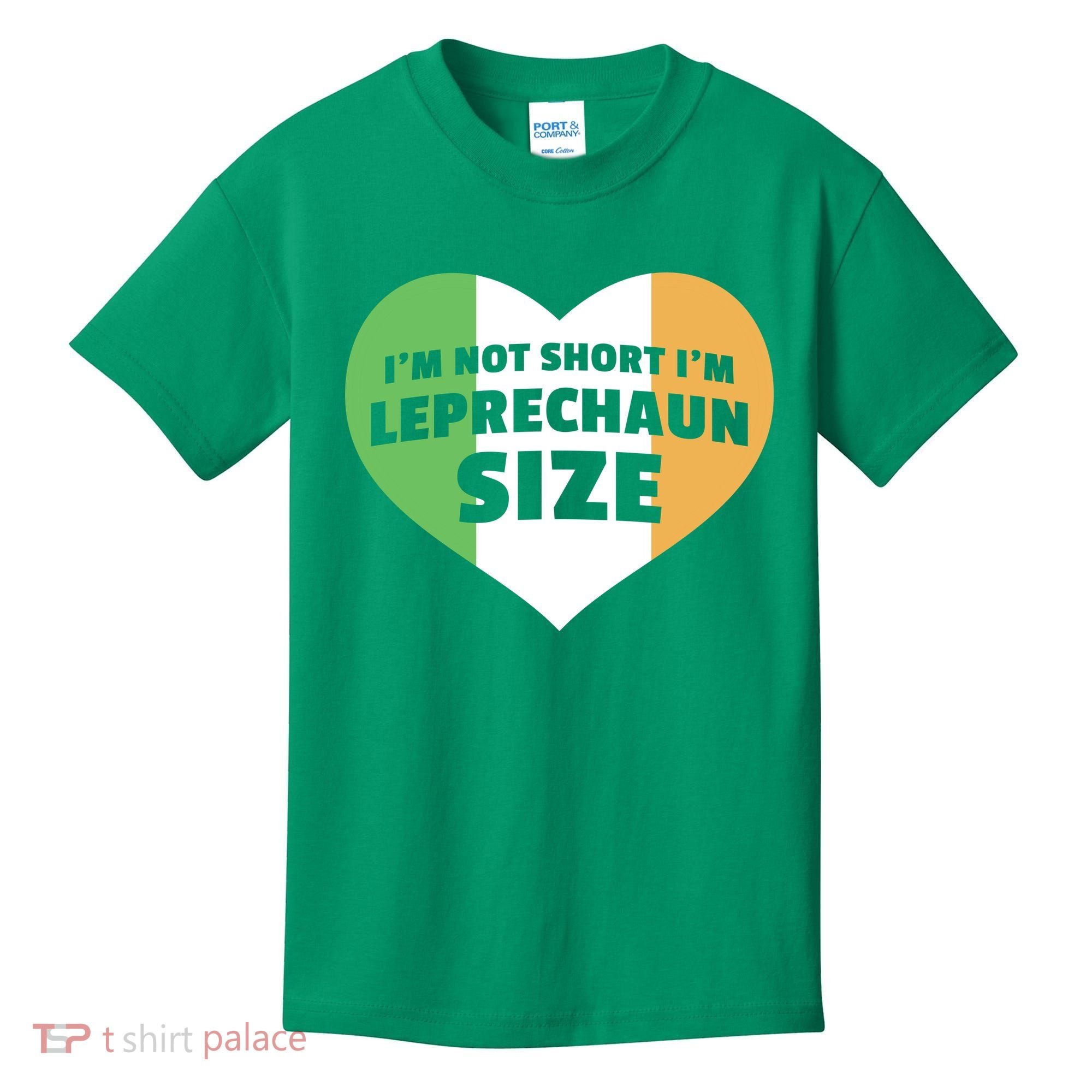 I'm Not Short I'm Leprechaun Size Kids T-Shirt