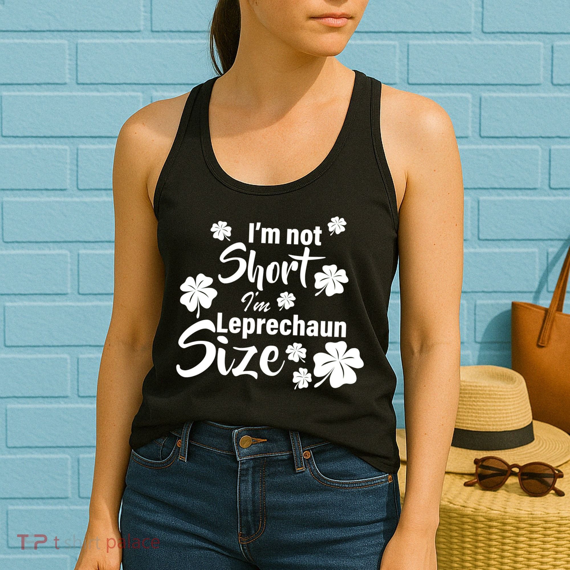 I'm Not Short I'm Leprechaun Size Funny Irish Women's Tank Top
