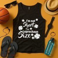 I'm Not Short I'm Leprechaun Size Funny Irish Tank Top thumb 4