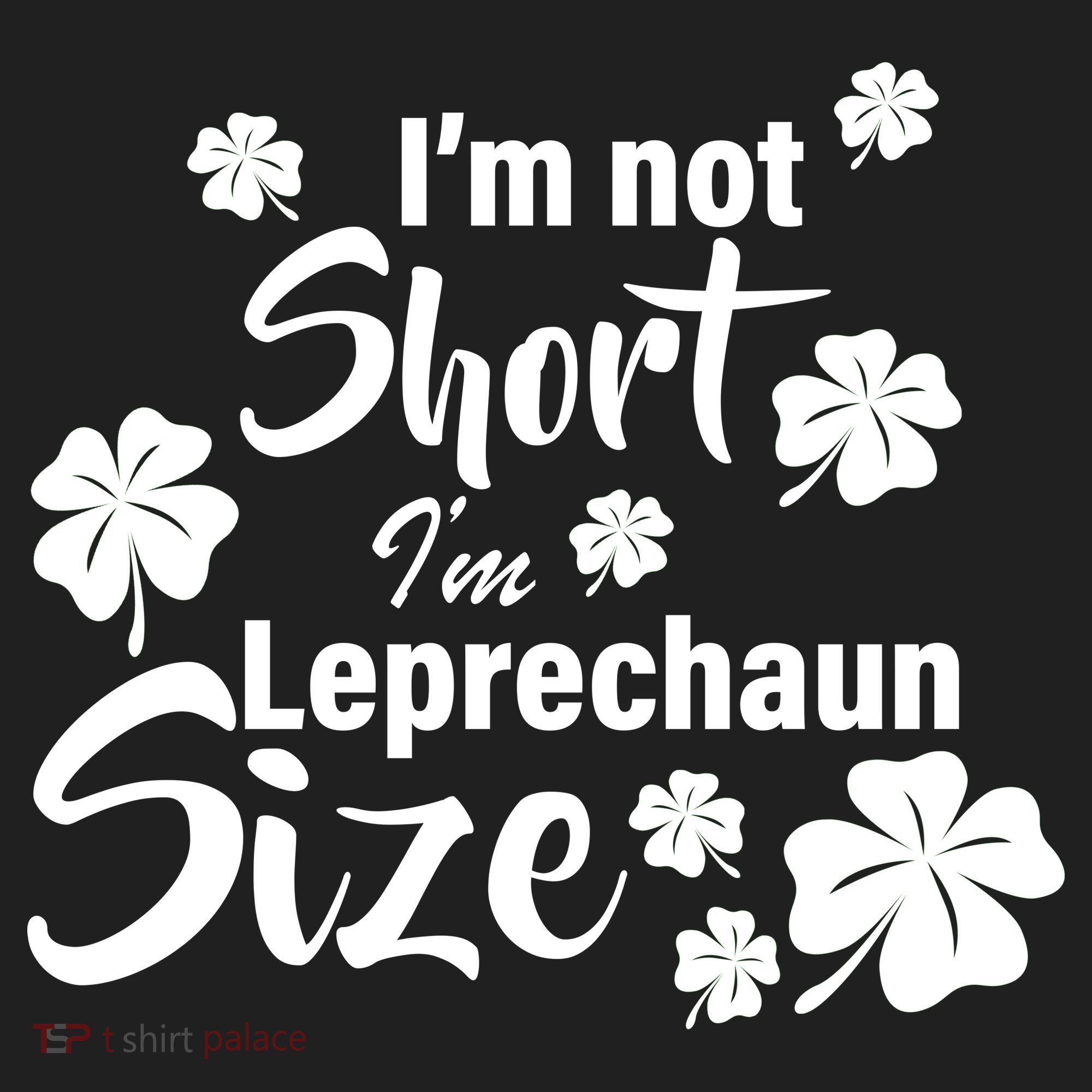 I'm Not Short I'm Leprechaun Size Funny Irish Golf Towel