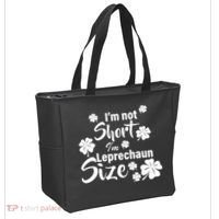 I'm Not Short I'm Leprechaun Size Funny Irish Tote Bag thumb 2