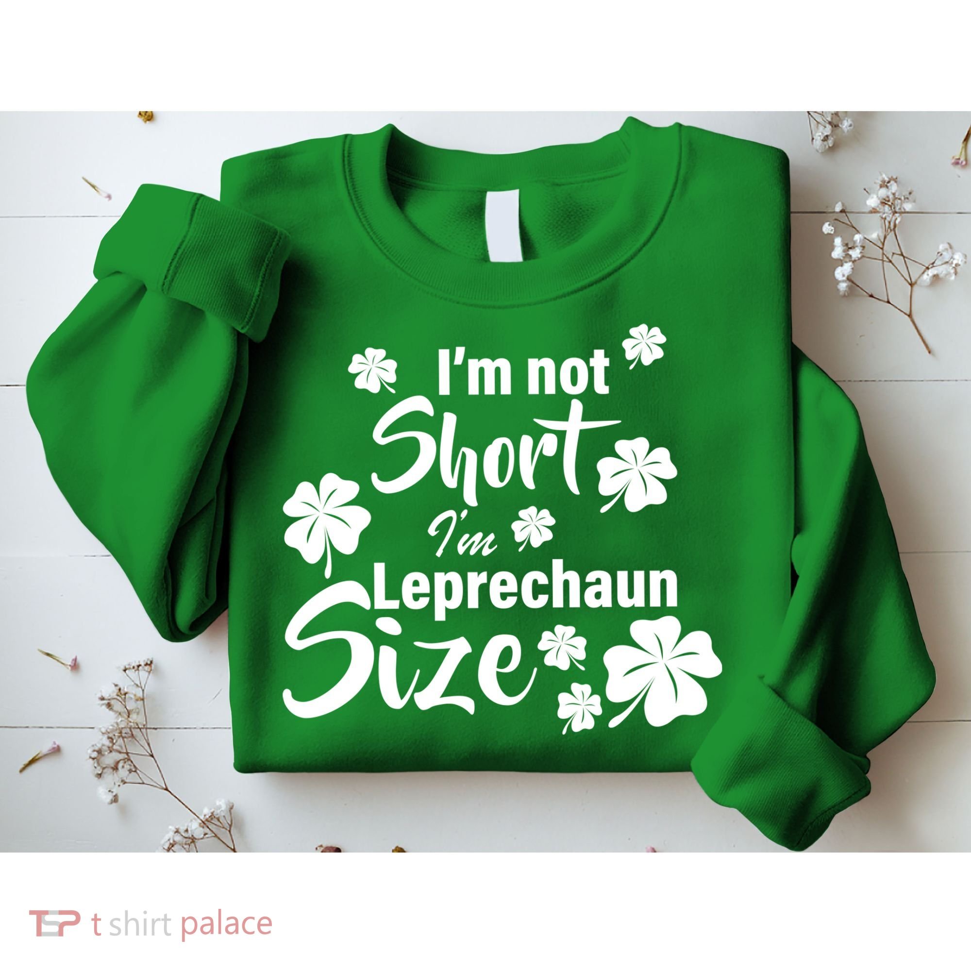 I'm Not Short I'm Leprechaun Size Funny Irish Sweatshirt