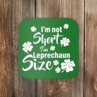 I'm Not Short I'm Leprechaun Size Funny Irish Coaster thumb 0