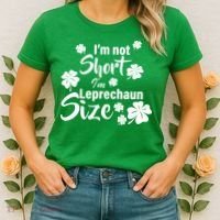 I'm Not Short I'm Leprechaun Size Funny Irish Women's T-Shirt thumb 2