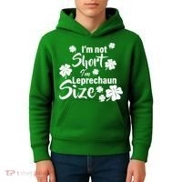 I'm Not Short I'm Leprechaun Size Funny Irish Kids Hoodie thumb 4