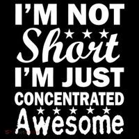 I'm Not Short Just Concentrated Awesome Women's Hoodie thumb 2