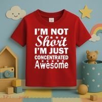 I'm Not Short Just Concentrated Awesome Toddler T-Shirt thumb 3