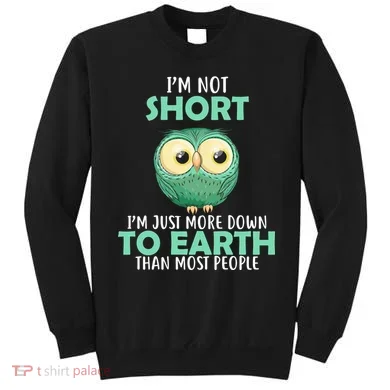 I'm Not Short Just Down To Earth Sweatshirt