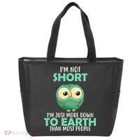 I'm Not Short Just Down To Earth Tote Bag thumb 0