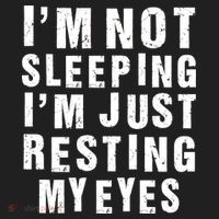 I'm Not Sleeping Just Resting My Eyes Beanie thumb 2