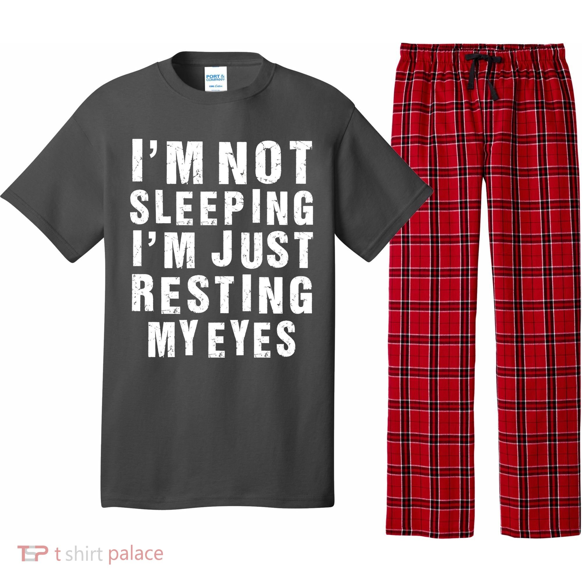 I'm Not Sleeping Just Resting My Eyes Pajama Set