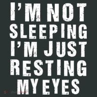 I'm Not Sleeping Just Resting My Eyes Kids Hoodie thumb 5