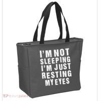 I'm Not Sleeping Just Resting My Eyes Tote Bag thumb 2