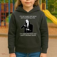 I'm Not Sugar And Spice Funny Meme Kids Hoodie thumb 3